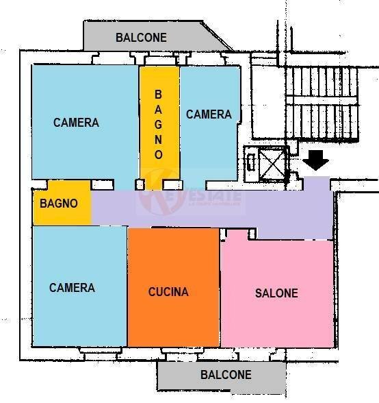 Foto 39 - Appartamento via Principessa Maria
 
17, Sassari - planimetria 1