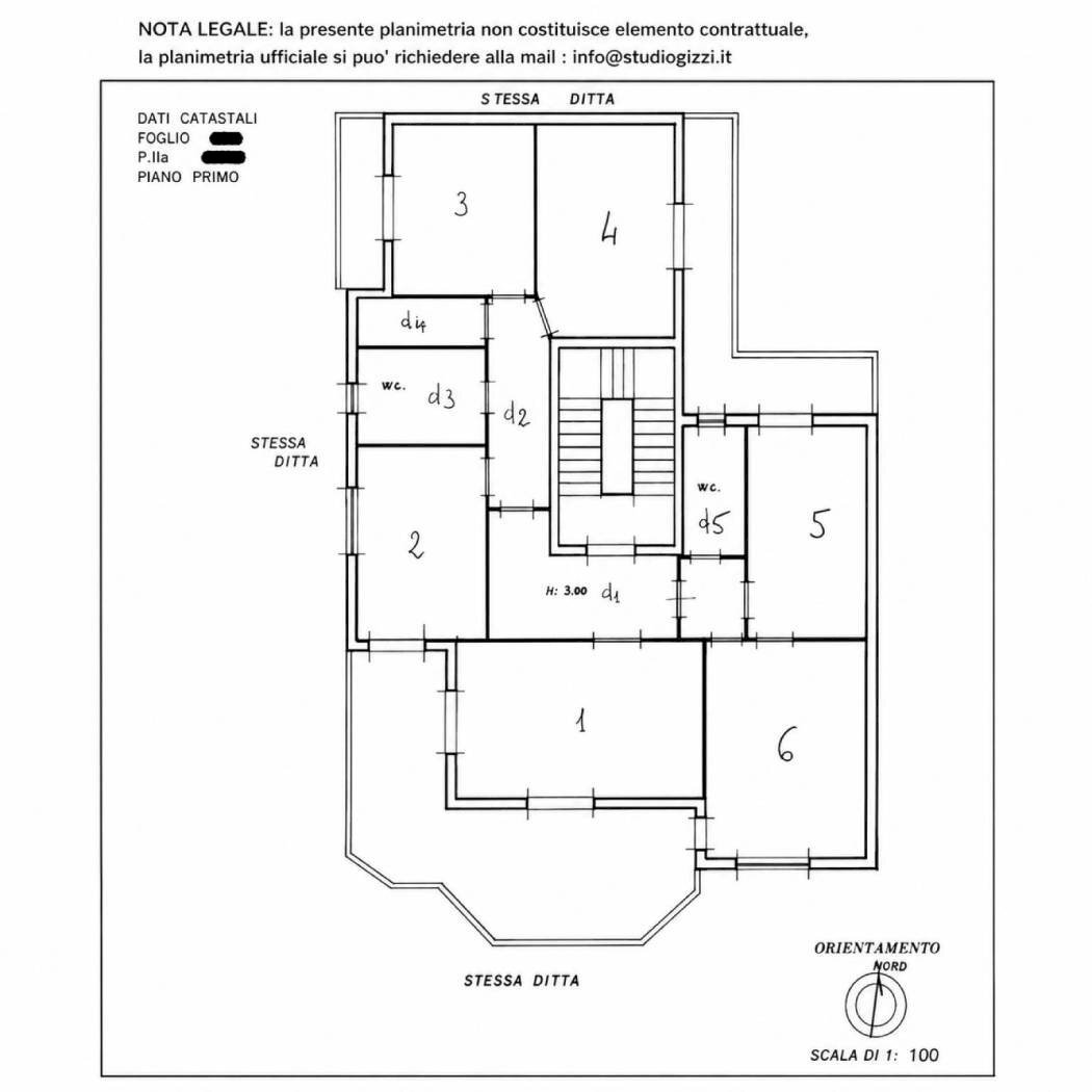Bilocale via di San Teodoro, 2, Roma (zona Centro Storico) - planimetria 1