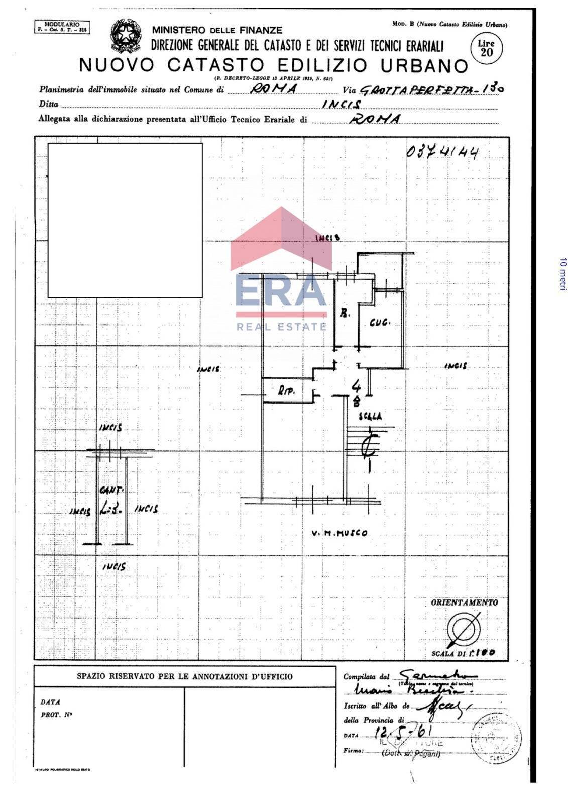Foto 25 - Two-room apartment Via Di Grotta Perfetta
 
130, Roma - floor plans 1