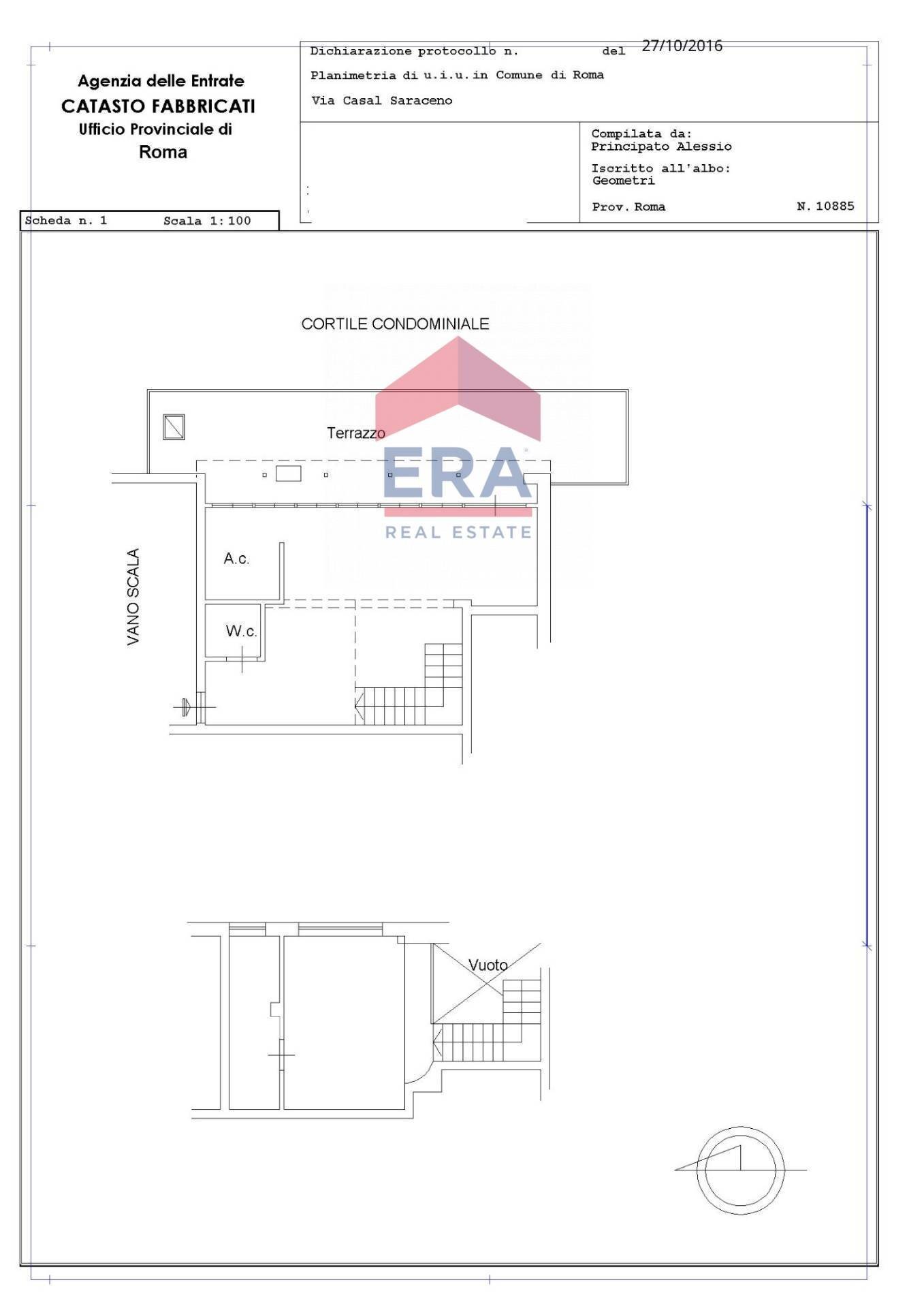 Foto 36 - Attic Via Casal Saraceno
 
6, Roma - floor plans 1