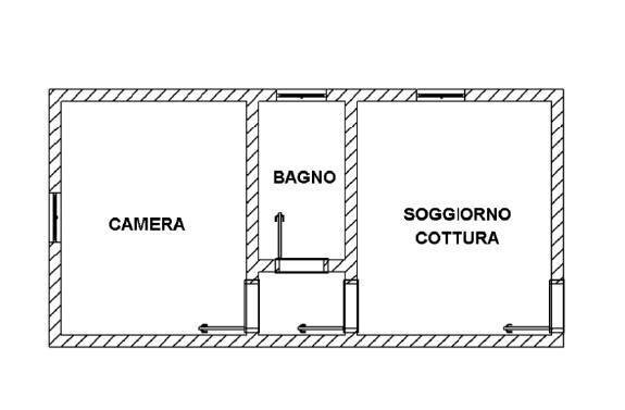 Appartamento via Luigi Vigotti, 6, Parma (zona Pablo) - planimetria 1