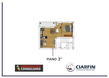 Planimetria - Appartamento via Mura di Pagano, Palermo - foto 1