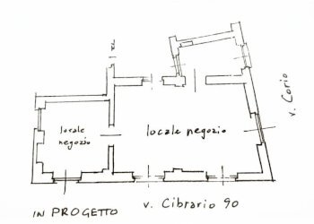 Planimetria - Shop via Luigi Cibrario, 90, Torino (neighborhood Campidoglio) - photo 4