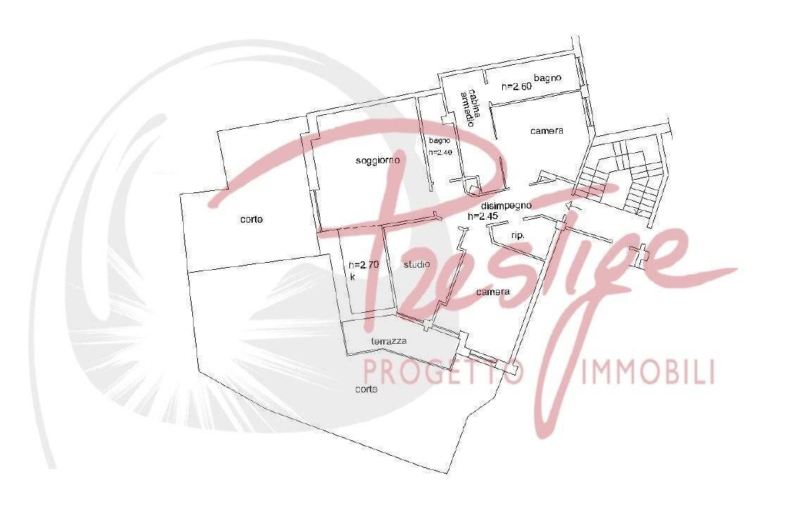 Apartment piazza E. Figoli, Lerici - floor plans 1