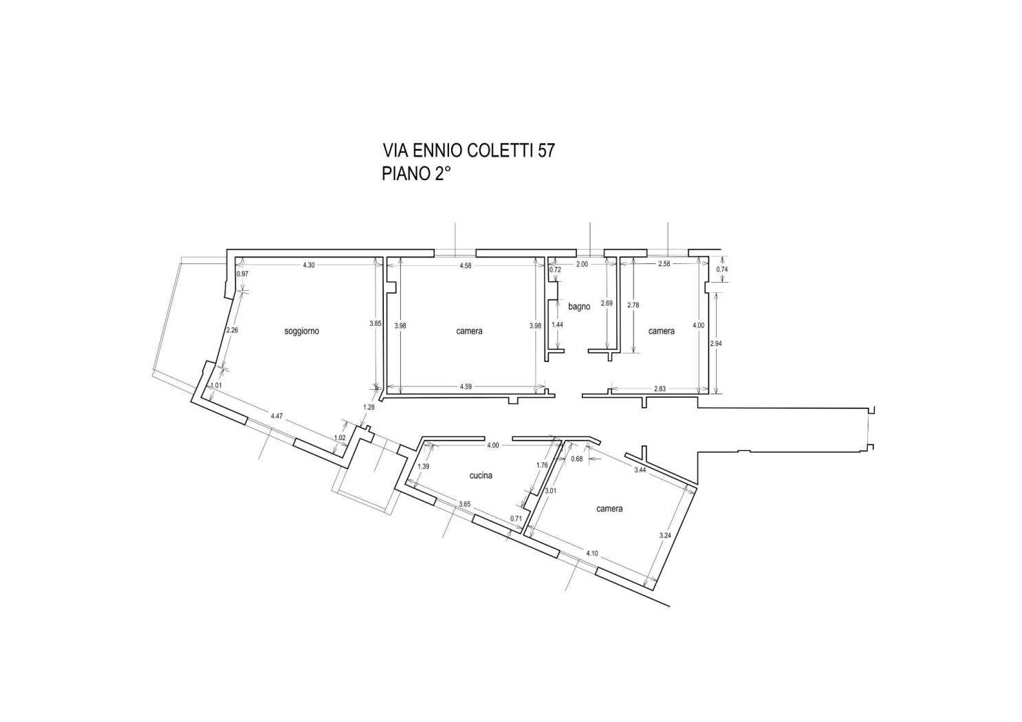 Apartment Rimini - floor plans 1