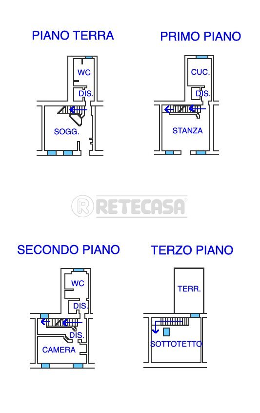 PLANIMETRIA - Villa Via Memmo 2B, Palmanova - planimetria 1