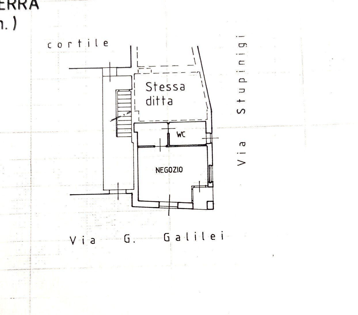 PLN - Commercial Premises Via Galileo Galilei 20, Beinasco - floor plans 1
