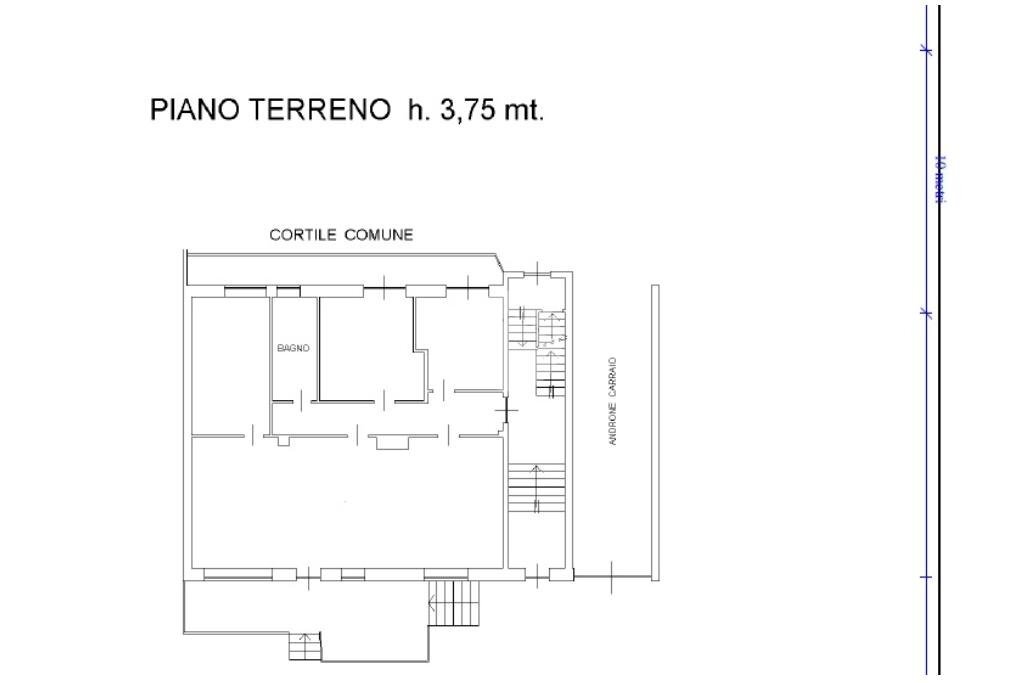 Four-room apartment Via Roma, Fiano - floor plans 1