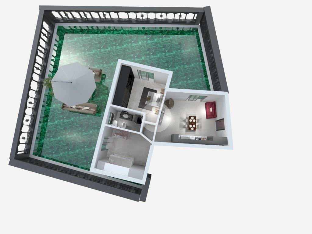 Three-room apartment Via Giotto, Leini - floor plans 1