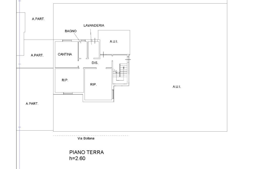 Independent house Via bollana, Cervia - floor plans 1
