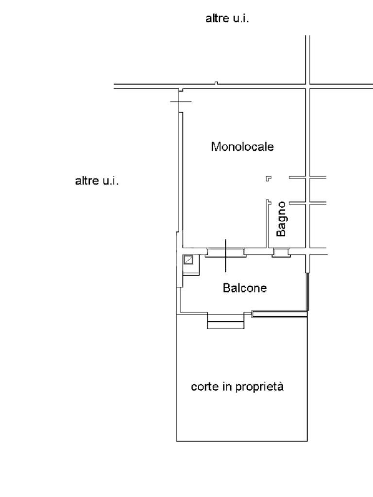 One-room apartment Via Leonardo da Vinci, Cervia - floor plans 1