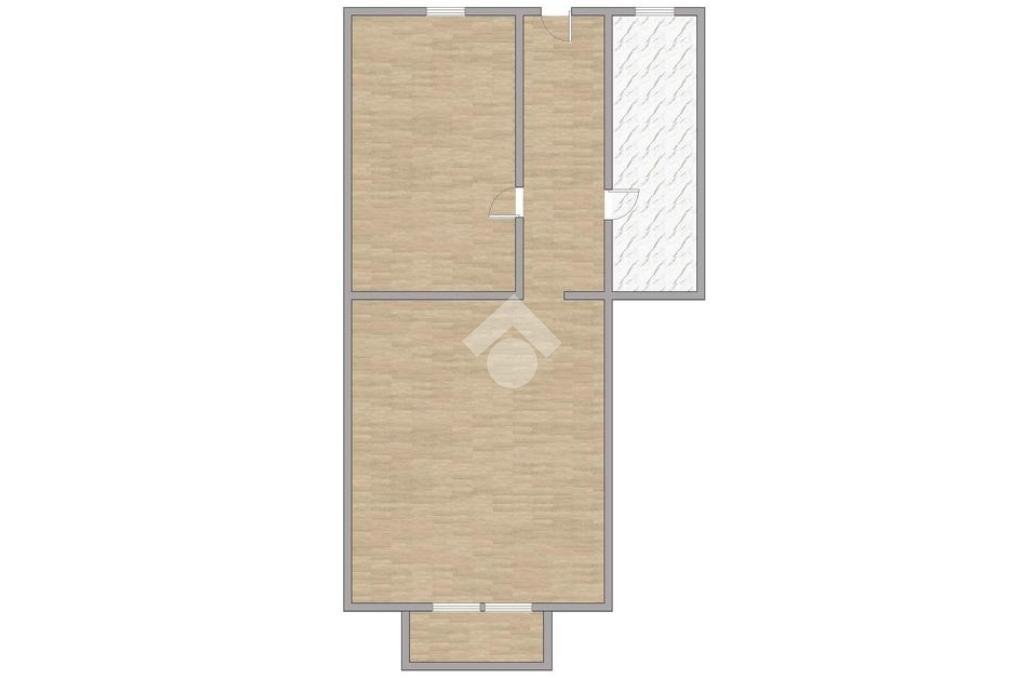 Bilocale Corso Sempione, San Vittore Olona - planimetria 1