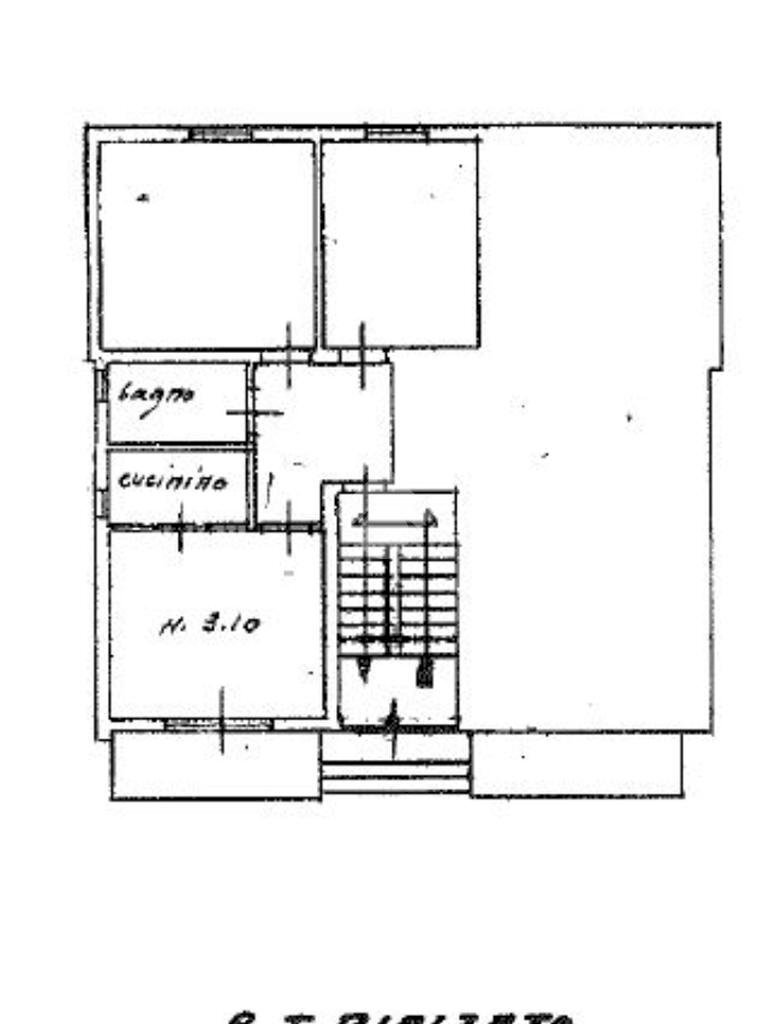 Trilocale Via Manzoni, Parma (zona Montanara) - planimetria 1