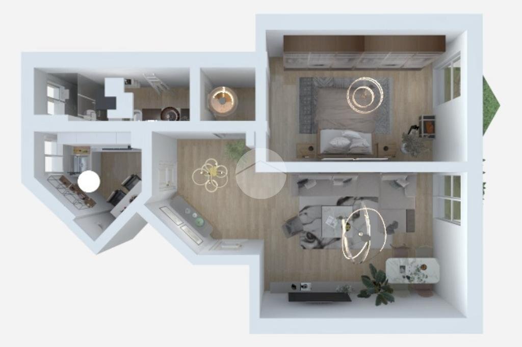 Bilocale Via Romualdo Bonfadini, Milano (zona Morsenchio) - planimetria 1