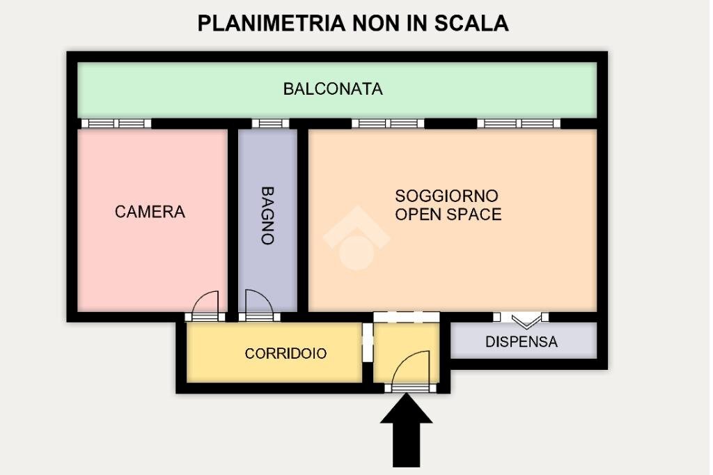 Appartamento Via Federico Donaver, Genova (zona San Fruttuoso) - planimetria 1