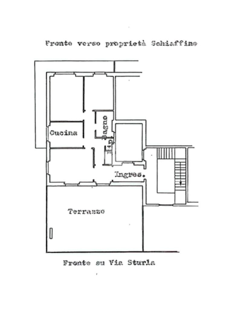 Attico Via Sturla, Genova (zona Sturla) - planimetria 1