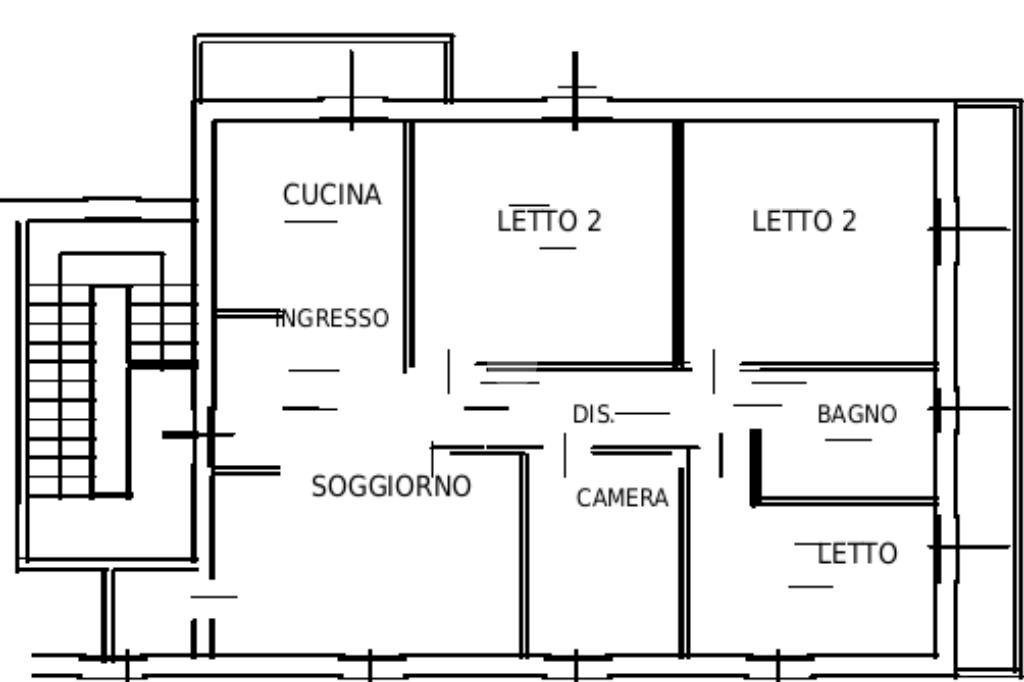 Apartment Via Fratelli Basini, Forlì - floor plans 1
