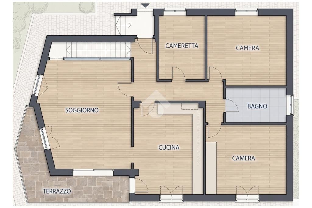 Casa indipendente Via Colma, Conzano - planimetria 1