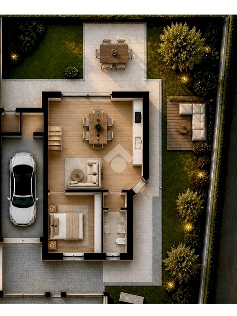 Villa Via Santa Maria, Givoletto - planimetria 1