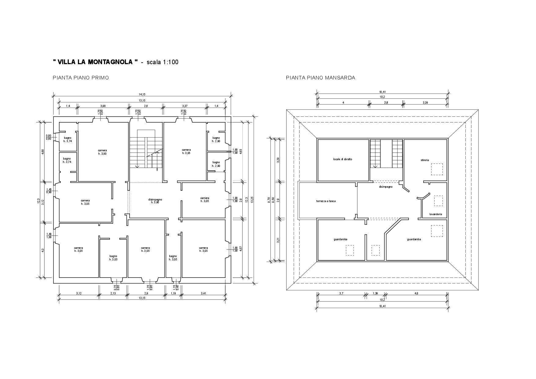Foto 19 - Casa indipendente via della Montagnola, Greve in Chianti - planimetria 1