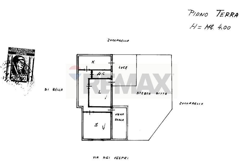 Pianta 2D - Three-room apartment Via Dei Vespri
 
6, Misterbianco - floor plans 1
