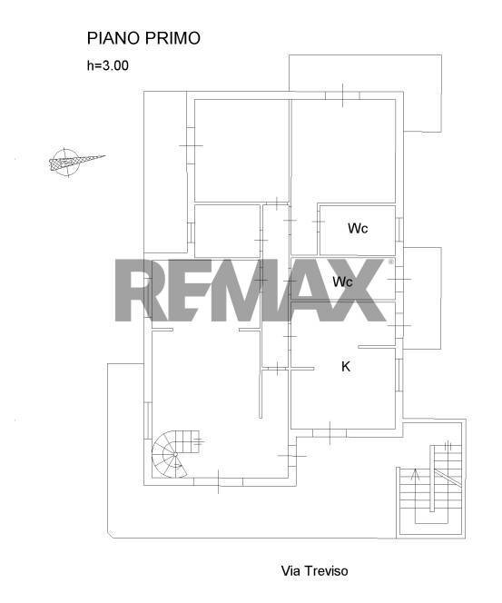 Pianta 2D - Casa semi indipendente via treviso
 
24, Mascalucia - planimetria 1