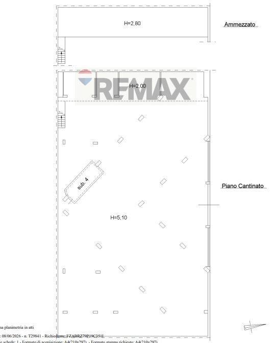 Pianta 2D - Commercial Premises Via San Gregorio
 
40, Mascalucia - floor plans 1