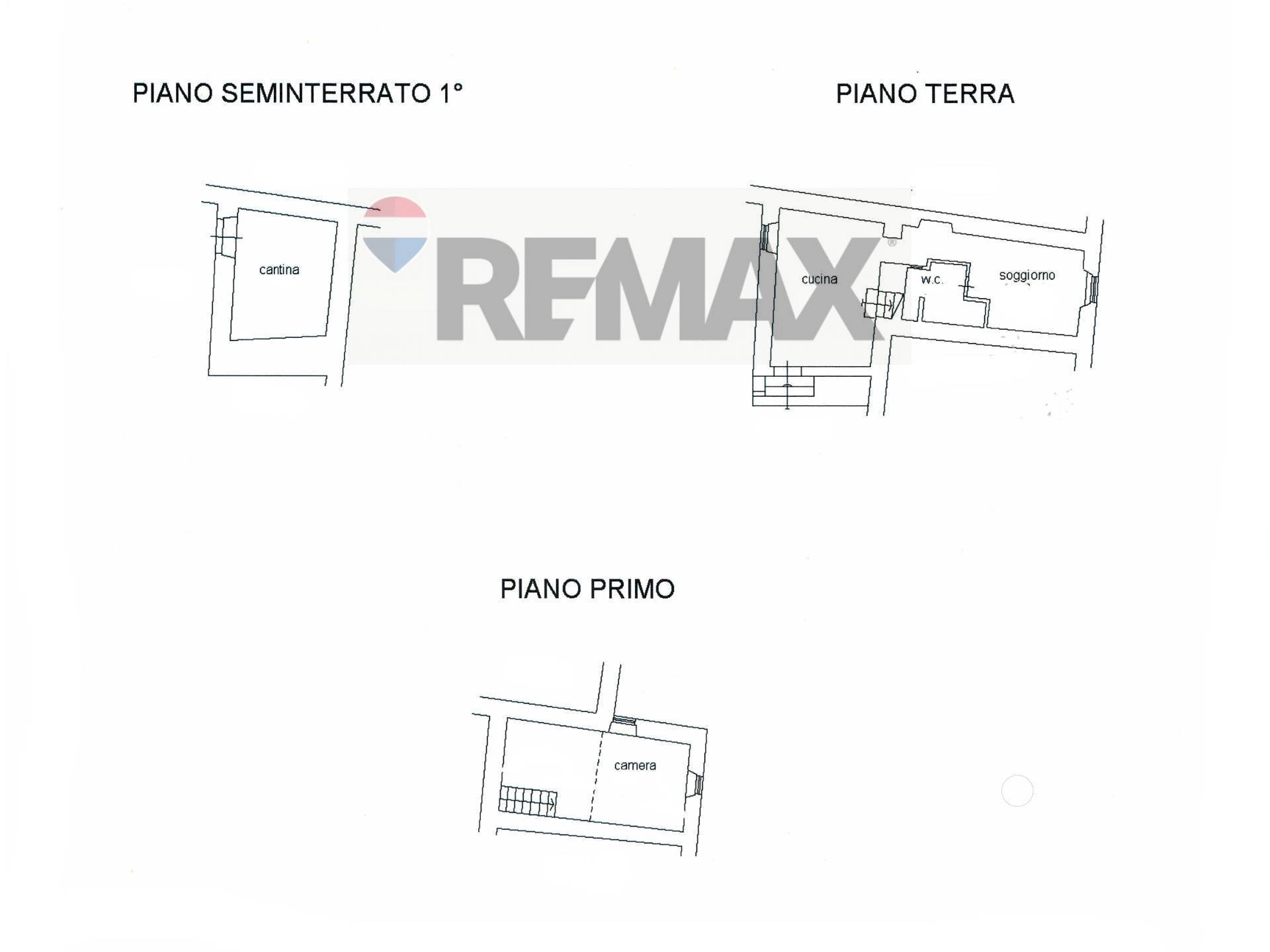 Pianta 2D - Four-room apartment Loro Ciuffenna - floor plans 1