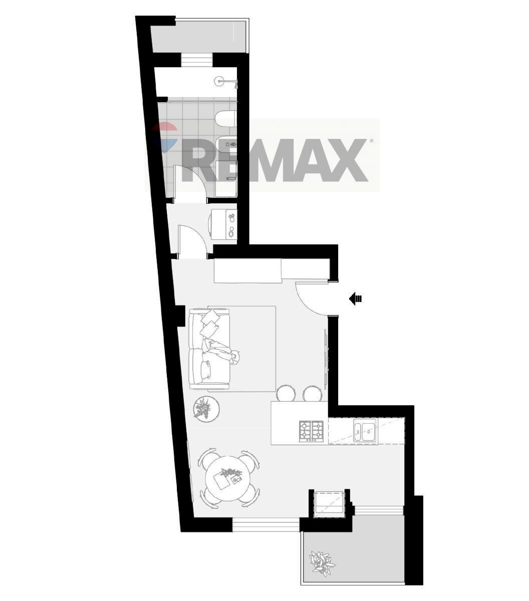 Pianta 2D - Monolocale Via Graziano
 
39a, Milano - planimetria 1