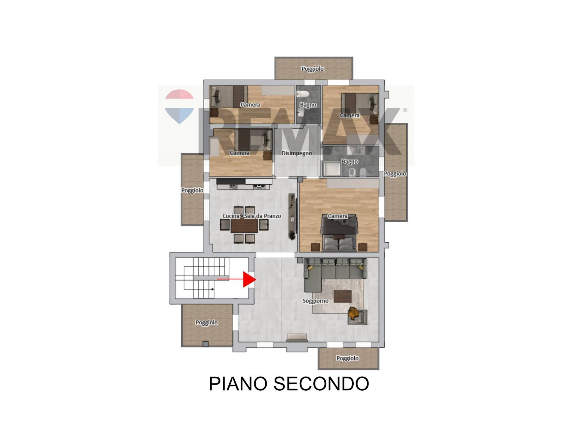 Pianta 2D - Casa semi indipendente Mestrino - planimetria 1
