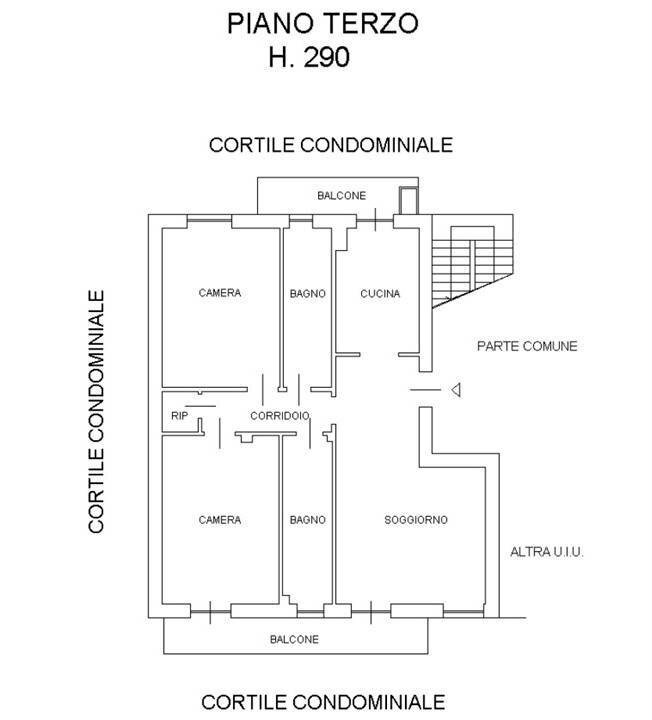 Foto 56 - Three-room apartment Via Riccardo Pick Mangiagalli
 
20, Milano - floor plans 1