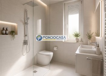 rendering bagno - Trilocale Via Silvio Pellico
3, Viareggio - foto 15