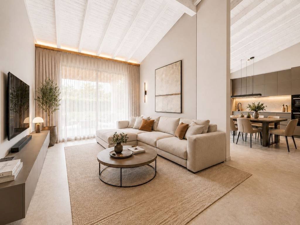 Salone - Villa via Giuseppe Mazzini, Brebbia - foto 3