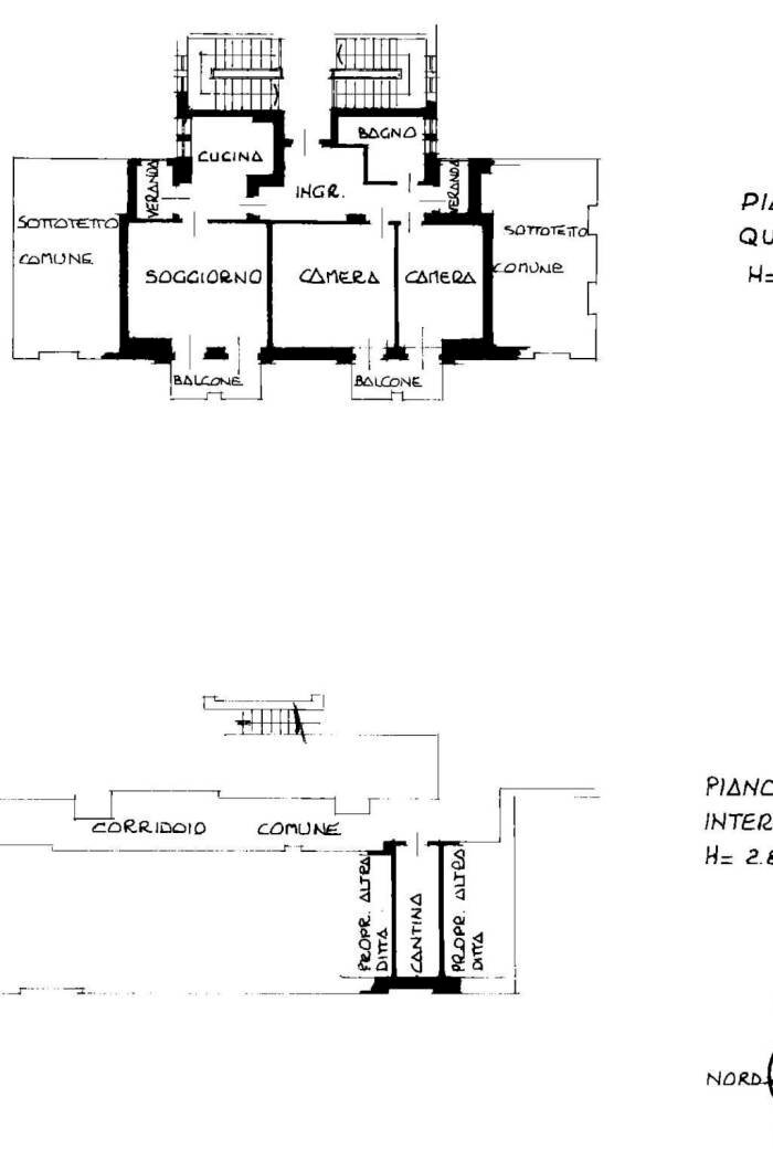 Quadrilocale via delle Pervinche, 71, Torino - planimetria 1