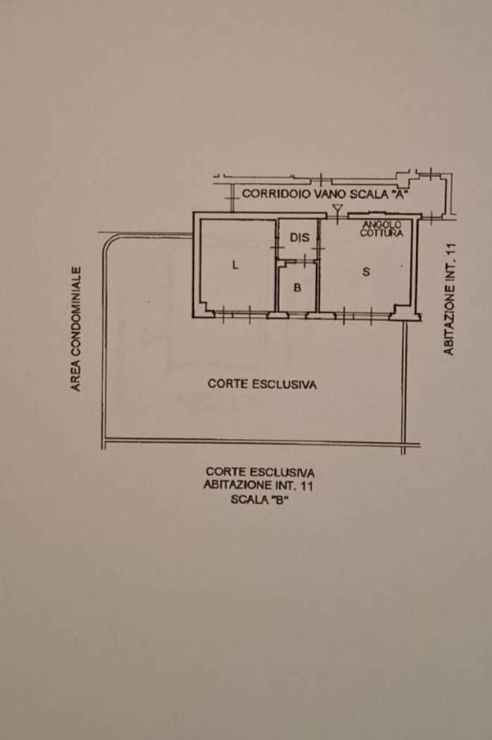 Bilocale via Luce D'Eramo, Roma (zona Casal Boccone) - planimetria 1