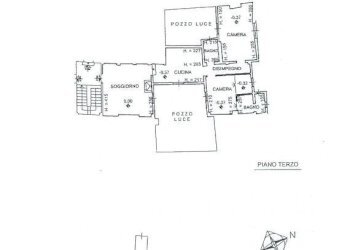 Planimetria - Quadrilocale via Solferino, Bologna (zona Colli) - foto 41