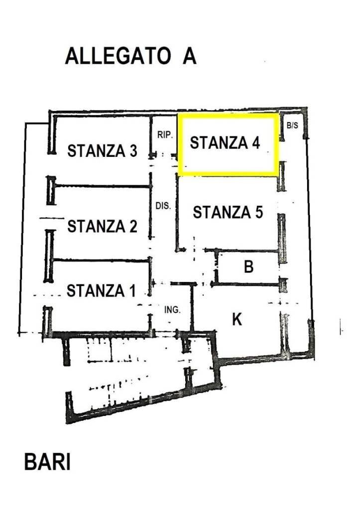 Terreno non edificabile via Antonio De Viti De Marco, 15, Bari - planimetria 1