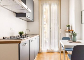 Cucina - Trilocale via Leone Pancaldo, 1, Milano - foto 4