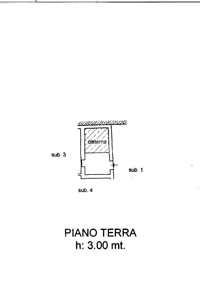Portion of a house Via Grone, Serra Riccò - floor plans 1