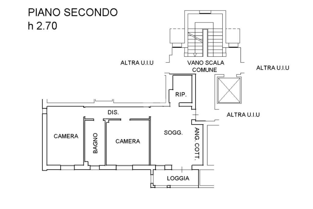 Trilocale Via Nilde Iotti, Sala Bolognese - planimetria 1