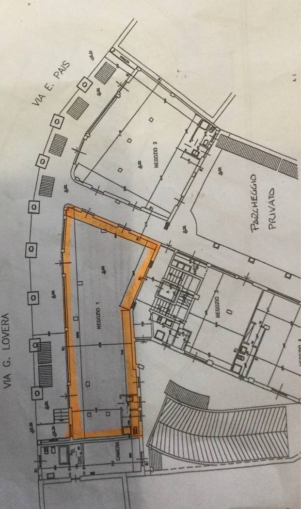 Locale Commerciale Via Giovanni Lovera, Borgo San Dalmazzo - planimetria 1