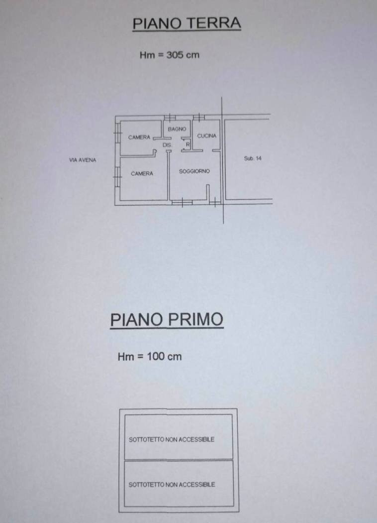 Trilocale Via Roma, Borgo San Dalmazzo - planimetria 1