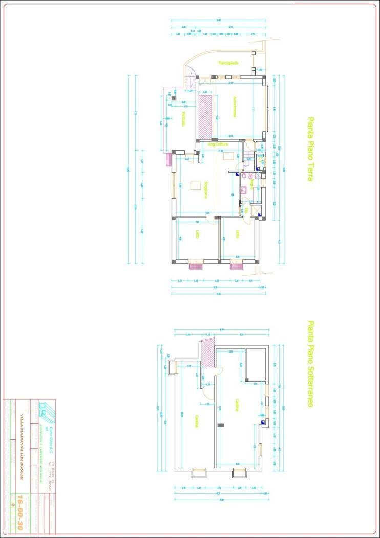 Single Family Villa Via Madonna dei Boschi, Peveragno - floor plans 1