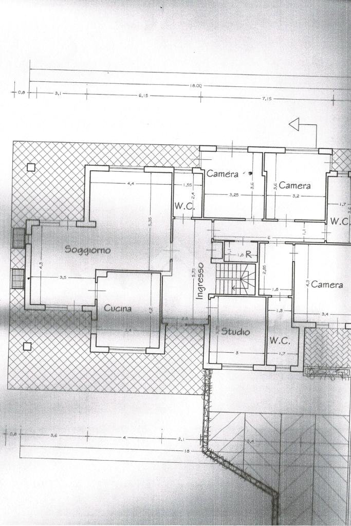 Porzione di casa Via del boschetto, San Giusto Canavese - planimetria 1