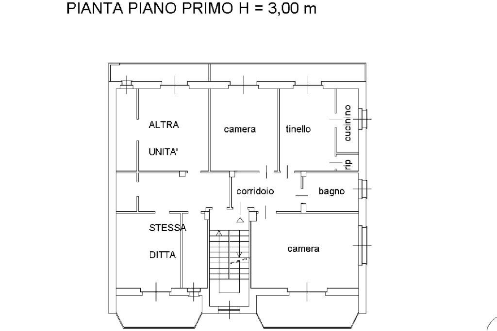 Three-room apartment Via Giacomo Puccini, Rivalta di Torino - floor plans 1