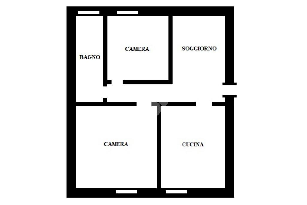 Trilocale Via Benvenuto Cellini, Zola Predosa - planimetria 1