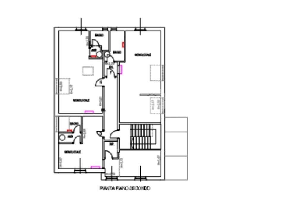 One-room apartment Viale italia, Cervia - floor plans 1