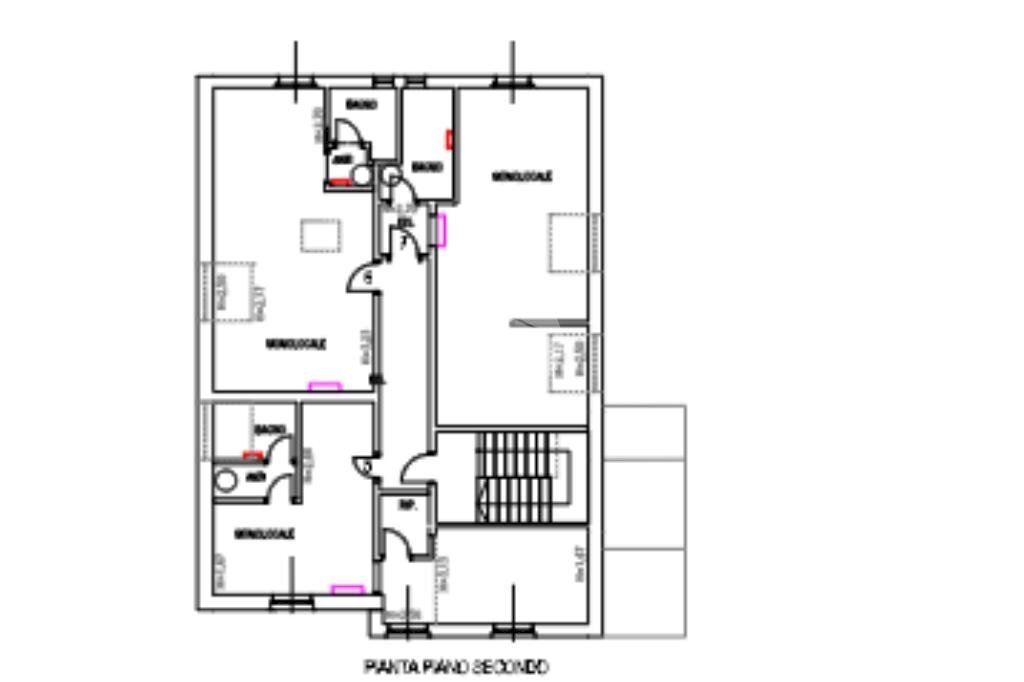 One-room apartment Viale italia, Cervia - floor plans 1
