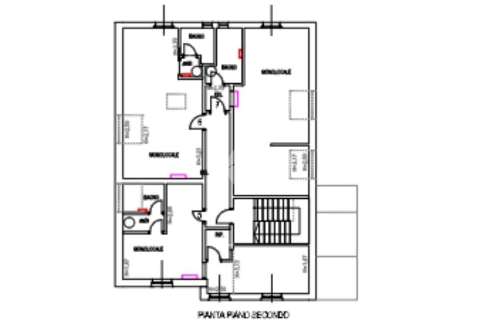 One-room apartment Viale italia, Cervia - floor plans 1