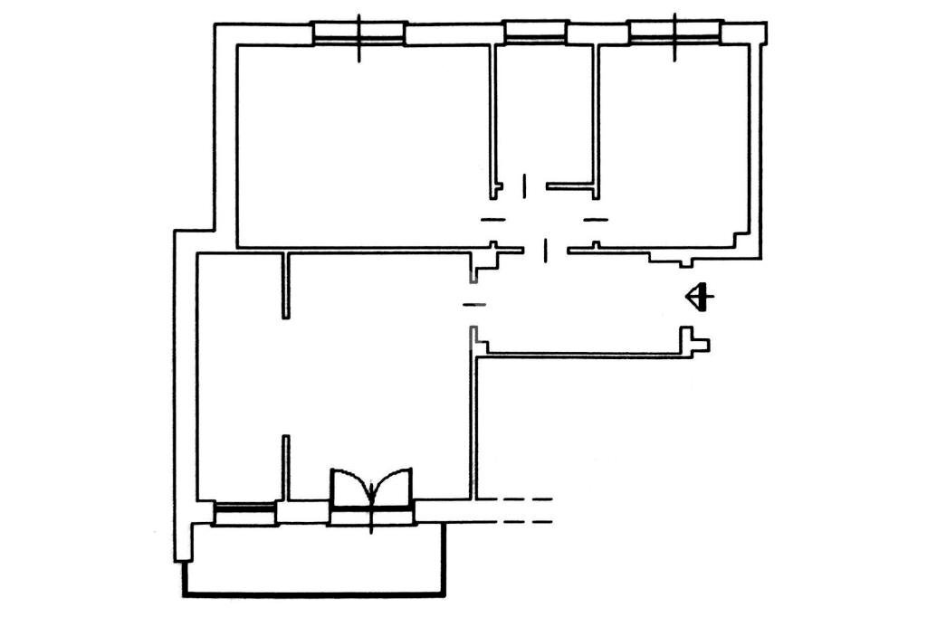 Apartment Via Tortona, Genova (neighborhood Marassi) - floor plans 1